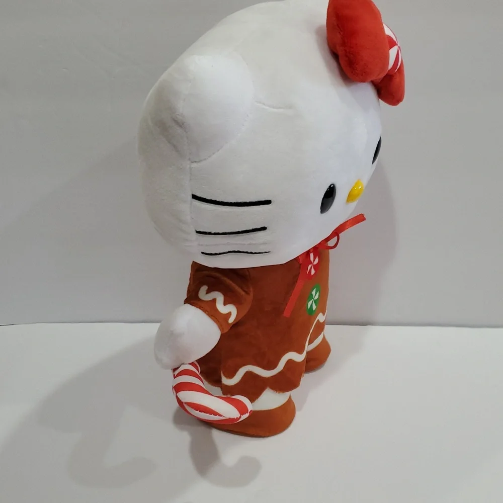 Hello Kitty‎ gingerbread theme musical animated dancing  plushie Xmas decor new